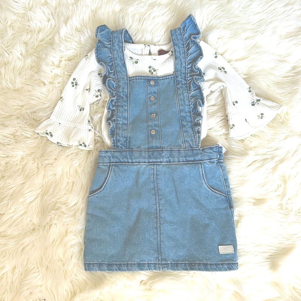 7 For All Mankind Toddler Girls Jean Dress size 24 months